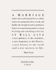 A Marriage Poem with Couple's Name & Date //  Mark Twain Poem
