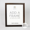 Greenery Diamond Wreath Wedding Guest Book Alternative //  Poster or Canvas