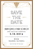Art Deco Wedding Invitation