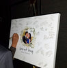 Round Photo Guest Book Alternative for wedding // Poster or Canvas
