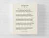 Attitude Quote Art Print // Inspirational Poem