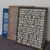 Custom Text Canvas Art // Special Message