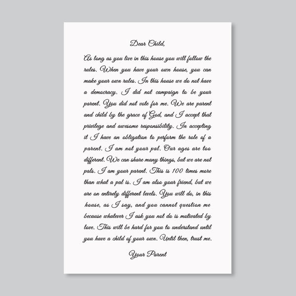 Custom Quote Script Print // Favorite Quote, Song Lyrics, Poem