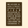 Personalized Subway Sign // highlighted street names, favorite cities & places
