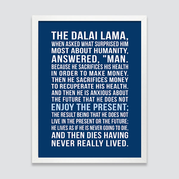 Dalai Lama Art Print // Inspirational Quote