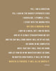 Personalized Poem Print // Block Text Left or Right Justified