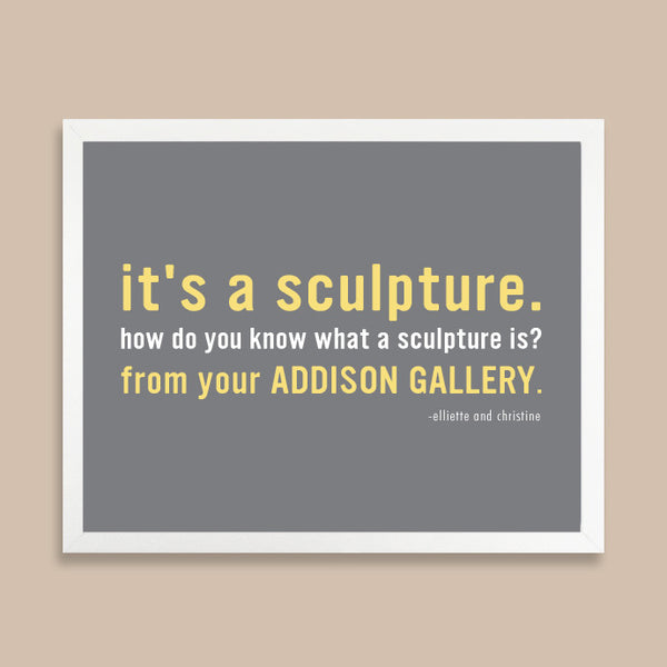 Personalized Quote Art Print // Upper Lowercase Block Font