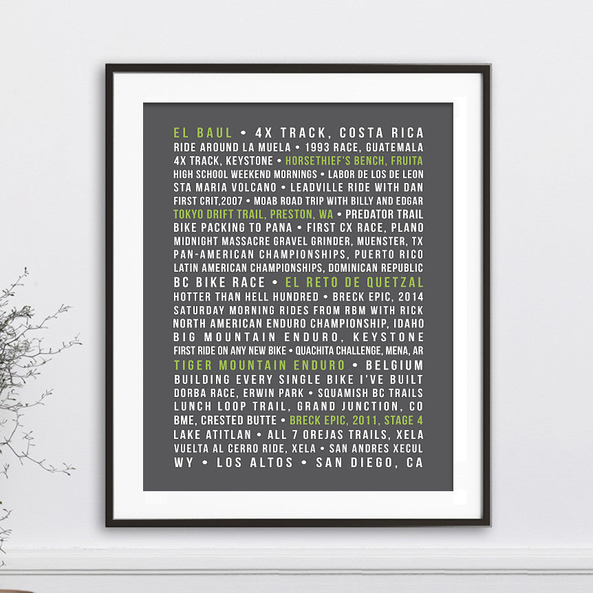 Custom Special Memories Print //  Word Art