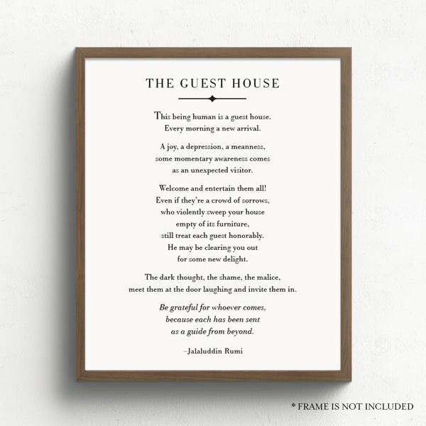 The Guest House Art Print // Rumi Poem – Papermints the-guest-house-art-print-rumi-poem-papermints