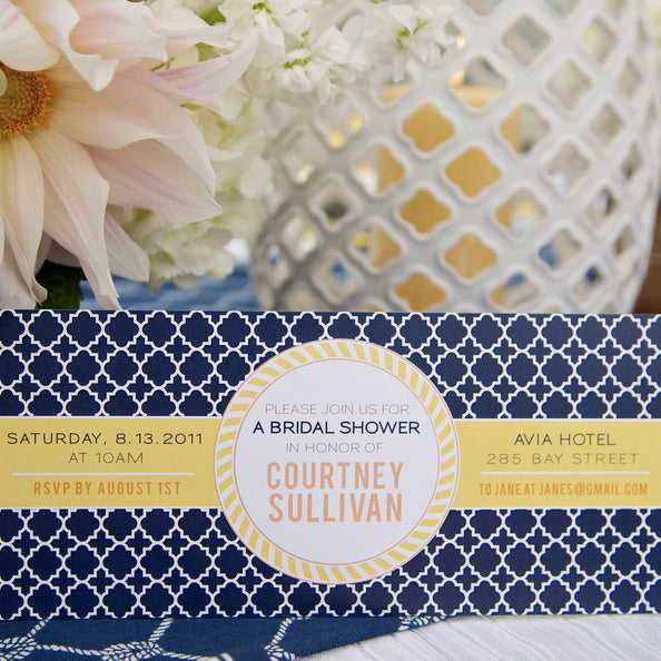 Nautical Bridal Shower Invitation