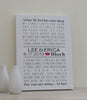 Wedding Anniversary Canvas Art // Wedding Song, Poem, or Vows