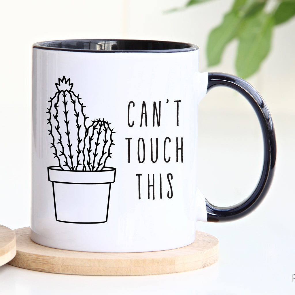 Can't Touch This Plant Mug // Funny Succulent Mug