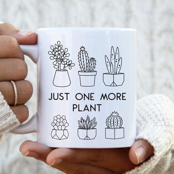 Just One More Plant Mug // Succulent Plants