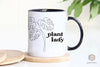 Plant Lady Mug // Monstera Leaf