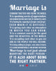 Marriage Is... Wedding Poem Print // Personalized Initials & Date