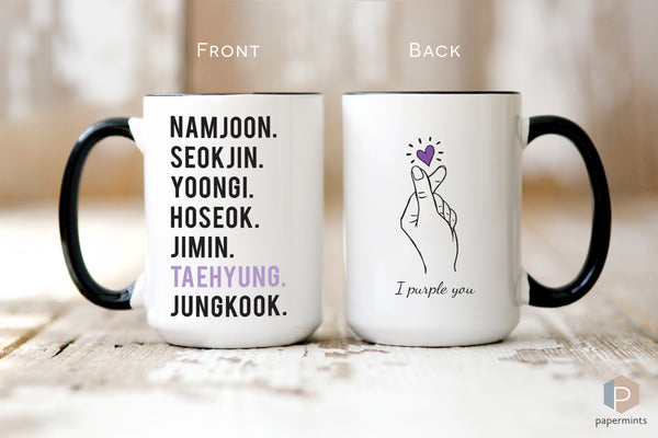 BTS Bias Army Mug - I Purple You