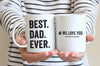 Best Dad Ever Mug // Personalized Dad Gift