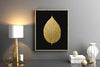 Gold Foil Leaf Art Print // Real Gold Foil F14