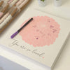 Dahlia Baby Guest Book Alternative  // Poster or Canvas