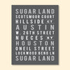 Personalized Subway Sign // highlighted street names, favorite cities & places