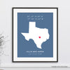 New Jersey Coordinates State Print // ANY State