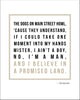 Personalized Quote Print // Bold Text with Square Border