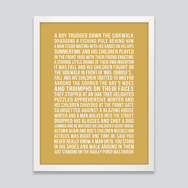 Custom Subway Quote Print // Bold Text