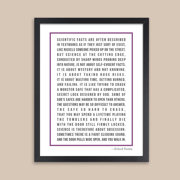 Custom Quote Poster // Bold Text with Border
