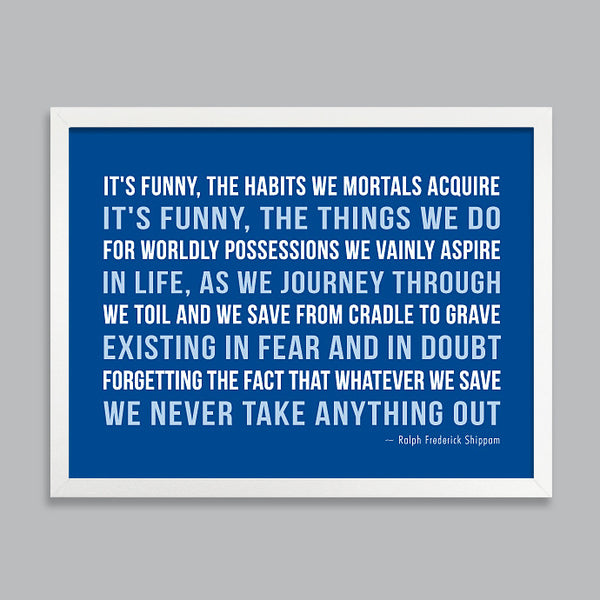 Modern Custom Quote Print // Block Font