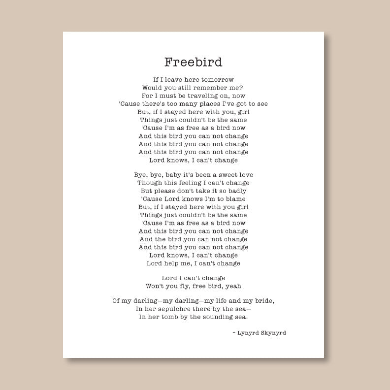 Typewriter Style Quote Print // Literary Print