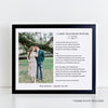 I Carry Your Heart With Me Photo Gift // Personalized Photo Print