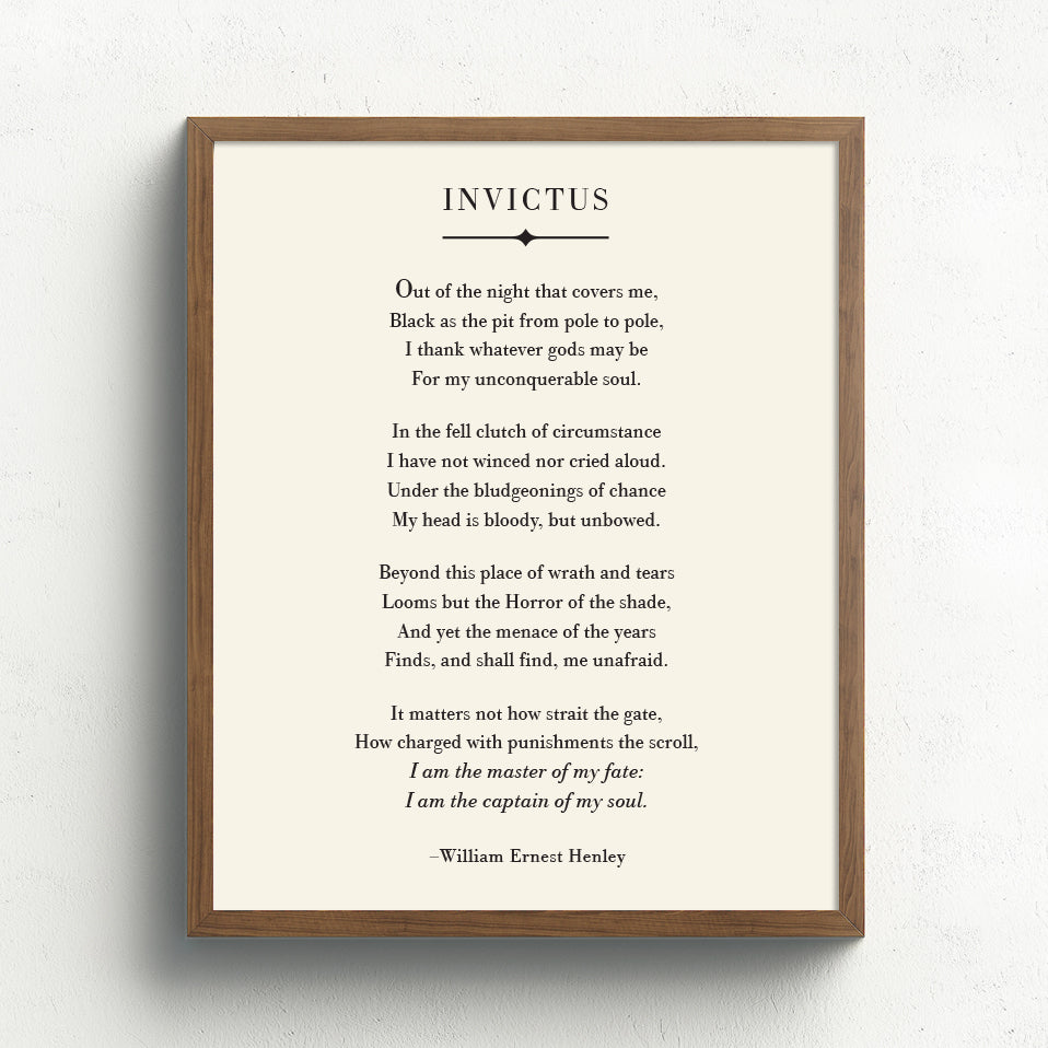 Invictus - Invictus Poem by William Ernest Henley