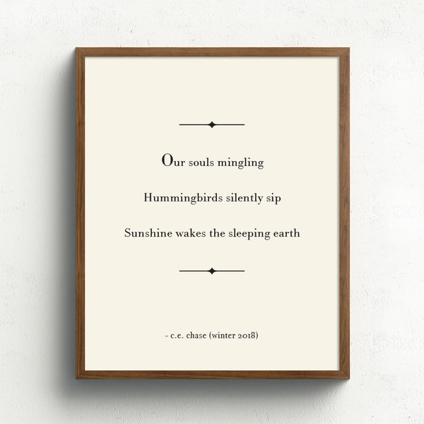 Classic Literary Quote Print // Classic Quote