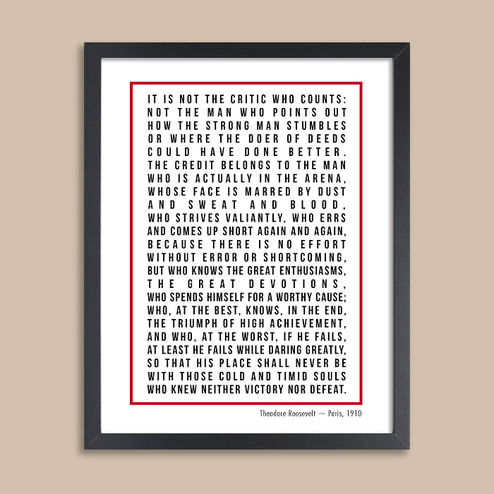 man-in-the-arena-print-bold-inspirational-quote-papermints for Pdf Free Printable Printable Man In The Arena Quote Man in the Arena Print - Bold // Inspirational Quote – Papermints for Pdf Free Printable Printable Man In The Arena Quote
