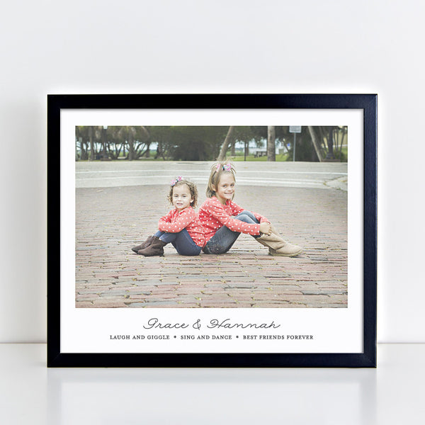 Personalized Sisters Wall Art // Sister Quotes