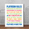 Playroom Rules Wall Art