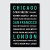 Custom Subway Sign Poster // Bus Scroll Sign