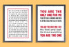 Personalized Quote Print, Set of two prints (song lyrics, poem, quote, message, vows ) in red and black, custom colors