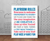 Playroom Rules Art, Girls Room Decor, Playroom Decor, Childs Room Decor, Art for Playroom